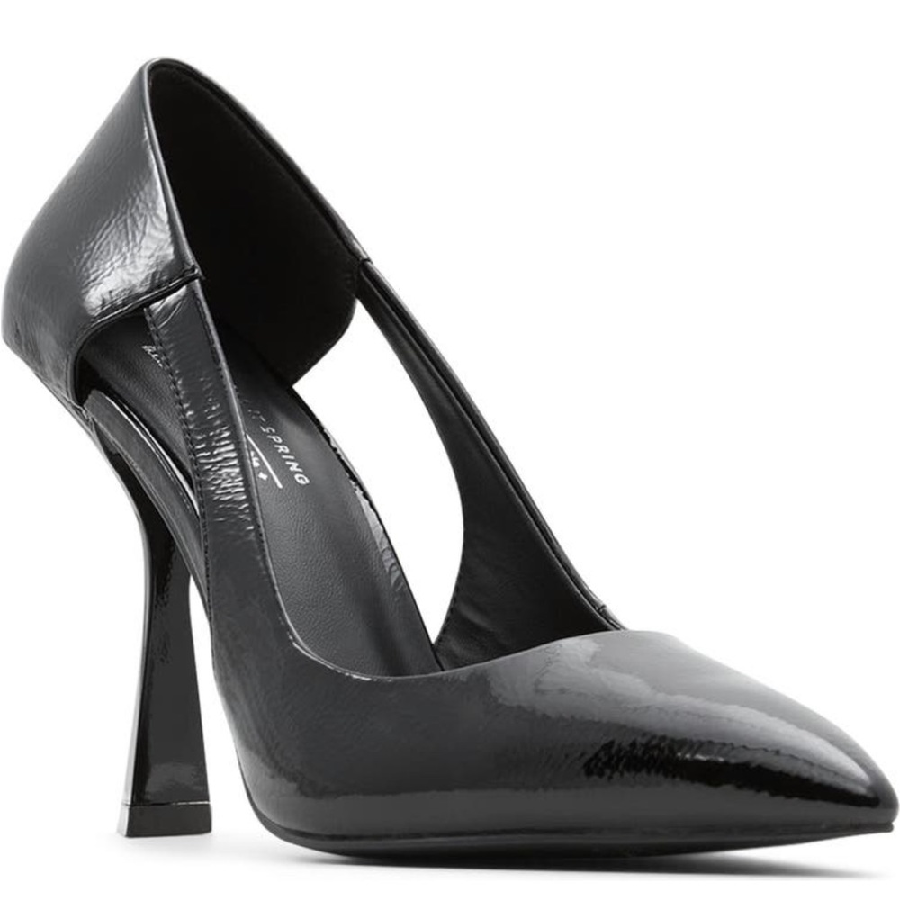 CALL IT SPRING Laurelle Pump Black Size 9 Stiletto Cutout